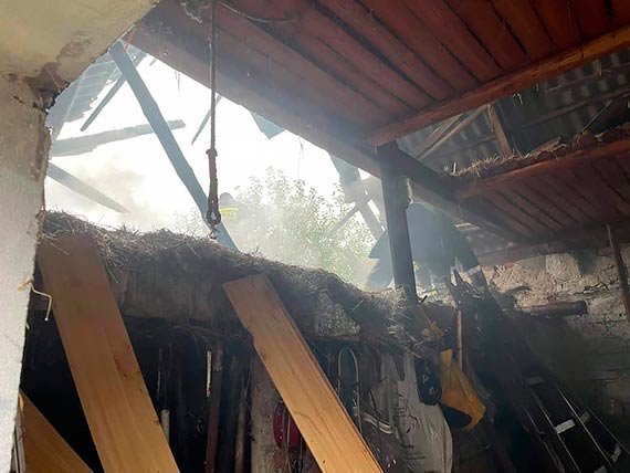 Cztery jednostki stra�ak�w gasi�y po�ar w Kodr�bku