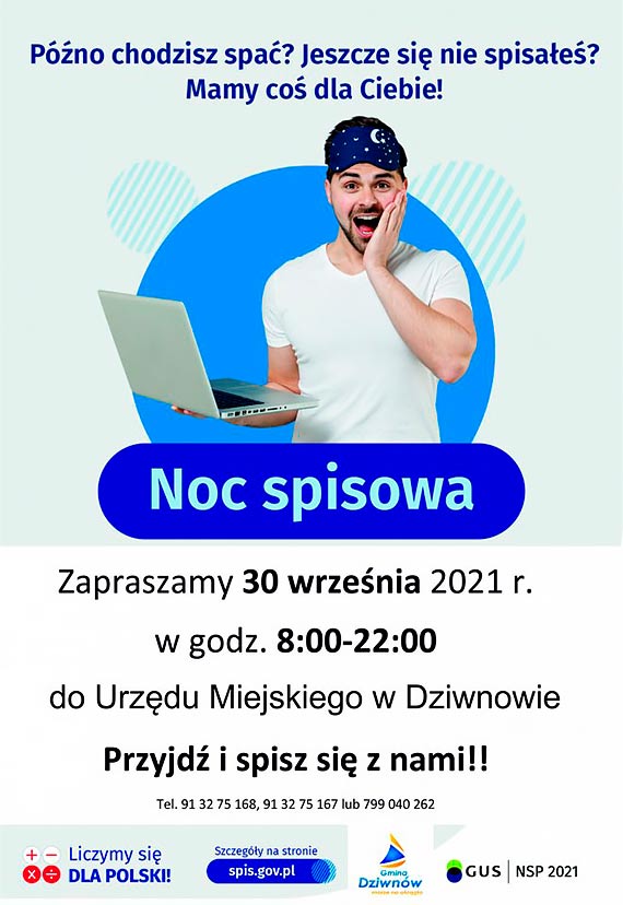 Noc spisowa w Dziwnowie