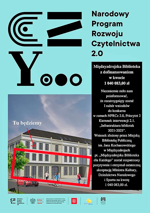 Midzyzdrojska biblioteka z dofinansowaniem w kwocie 1040083,00 z