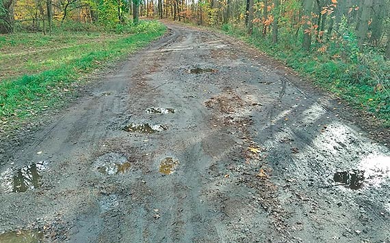 Mieszkaniec: Droga do Krzemykowa przypomina ser szwajcarski!