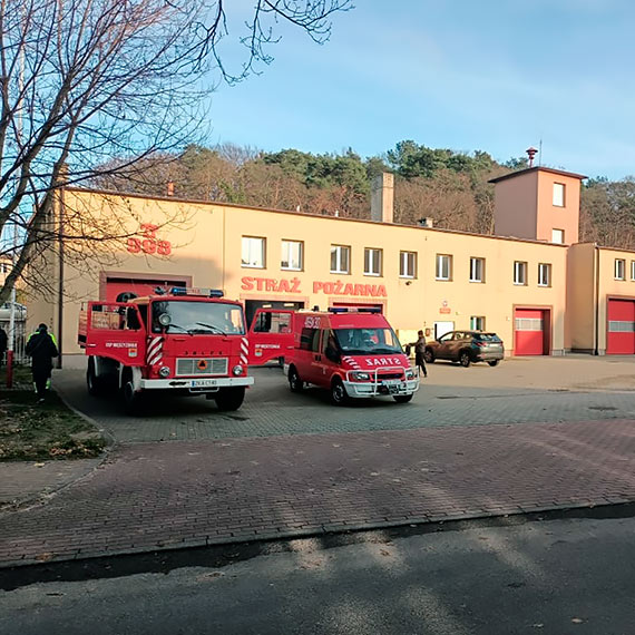 Straacy z OSP Golczewo z nowym wozem straackim. Jelcza dostali od kolegw z Midzyzdrojw