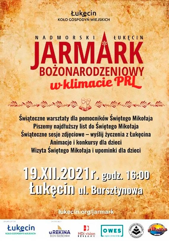 Zapowiada si prawdziwy powrt do przeszoci. W ukcinie odbdzie si Jarmark Boonarodzeniowy w klimacie PRL!