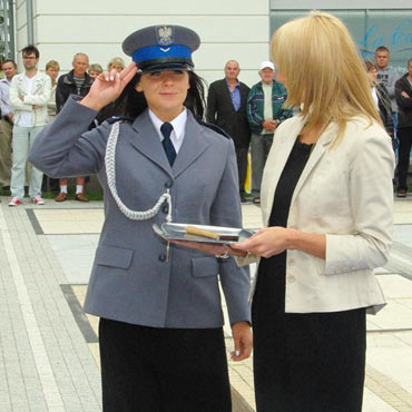 Policjantka z Midzyzdrojw najpopularniejszym dzielnicowym