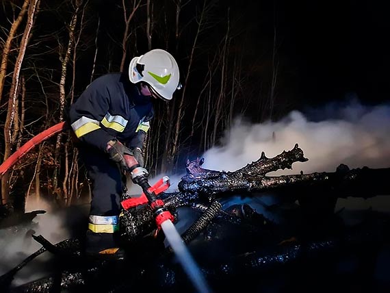 Poar sterty gazi - do gaszenia ruszyli straacy z Golczewa