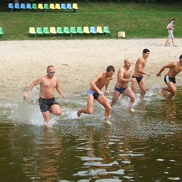 Gorca rywalizacja w Golczewskim Triathlonie