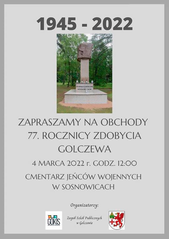 Uroczyste Obchody 77. Rocznicy Zdobycia Golczewa