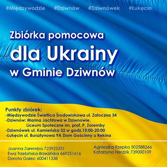 Gmina Dziwnw te pomoe Ukrainie