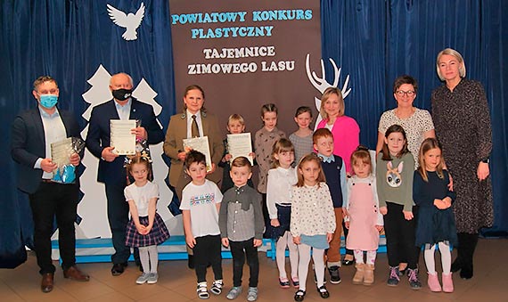 Podsumowanie Powiatowego Konkursu Plastycznego „Tajemnice zimowego lasu”