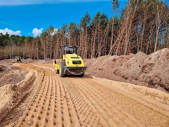 Nowe zdjcia z placu budowy drogi S3 winoujcie - Troszyn