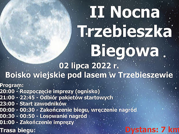 Zblia si kolejna Nocna Trzebieszka Biegowa