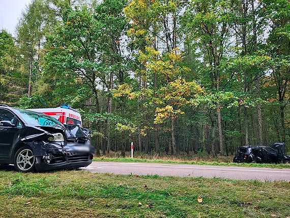 Trzy samochody zderzyy si na drodze wojewdzkiej 108 w rejonie Imna