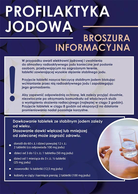 Informacja Burmistrza Golczewa dotyczca zasad dystrybucji tabletek jodku potasu