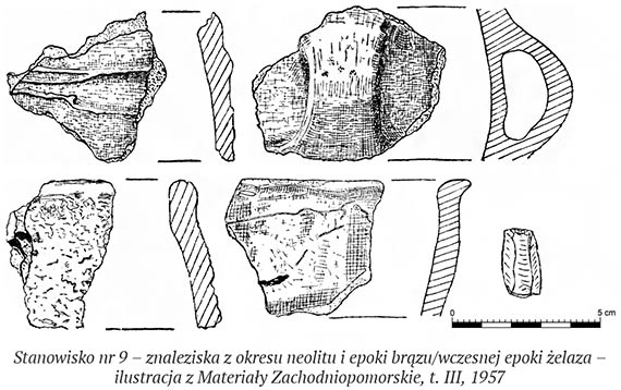 Prace archeologiczne w okolicach wsi Laska w roku 1957