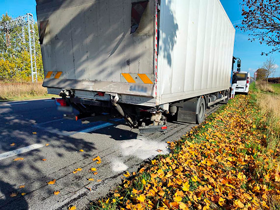 Na DK3 na wysokoci Rzeczyna bus zderzy si z samochodem ciarowym. 1 osoba trafia do szpitala