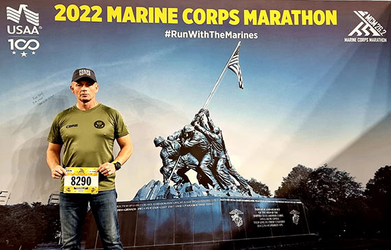 „Poland - good job!” onierz 14 ZBOT w maratonie Marines w Waszyngtonie