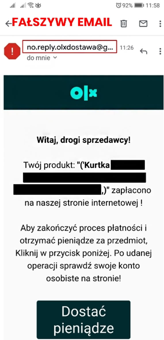 Skala narusze cyberbezpieczestwa. Ataki phishingowe