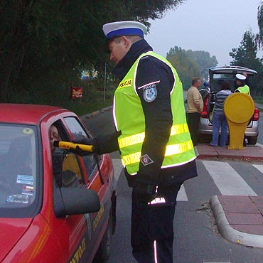 Wpada pijana Szwedka. Policjanci alkomatem przebadali 450 kierowcw 