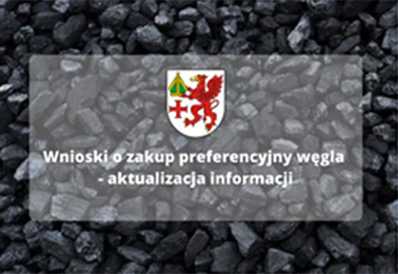 Wnioski o zakup preferencyjny wgla - aktualizacja informacji