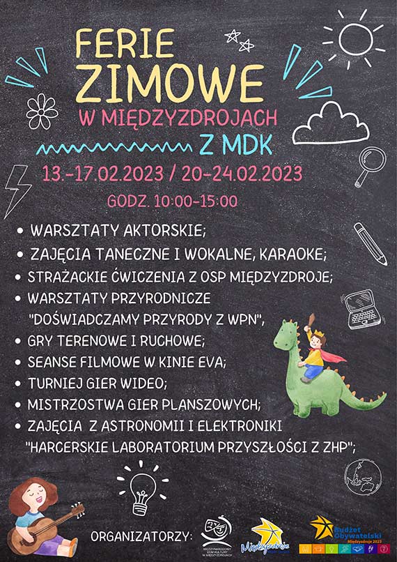 Program Ferii zimowych 2023 w MDK