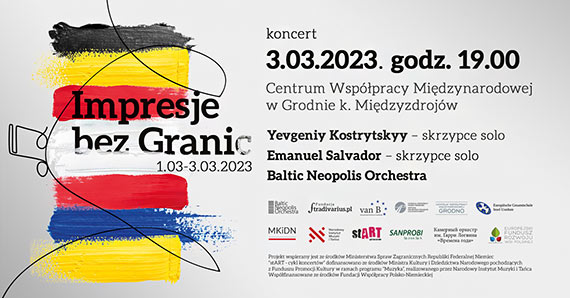 Już jutro rusza projekt pn. Impresje bez Granic. Baltic Neopolis Orchestra łączyć będzie trzy narody koncertując na pograniczu