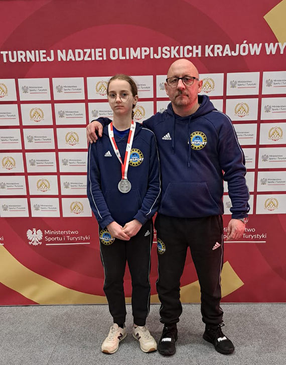 II miejsce Oliwii Cisowskiej z UKS Gimsport Międzyzdroje na zawodach Pucharu Polski U17 w Zapasach Kobiet
