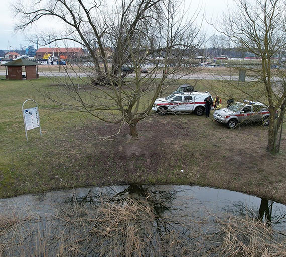 OSP Kołczewo ruszyło na pomoc w poszukiwaniu kobiety w Świnoujściu
