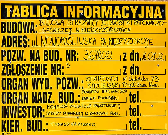 Zaczto budow jednostki ratowniczo-ganiczej w Midzyzdrojach