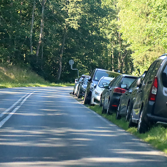 Parkuj przy DW 102. Tam jest bardzo niebezpiecznie! 