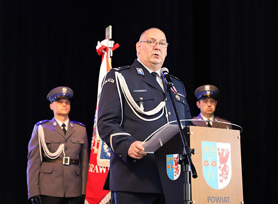 Obchody wita Policji w Komendzie Powiatowej w Kamieniu Pomorskim