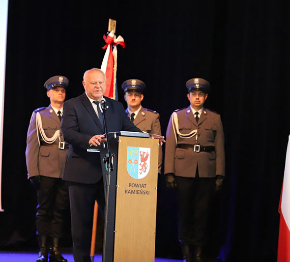 Obchody wita Policji w Komendzie Powiatowej w Kamieniu Pomorskim