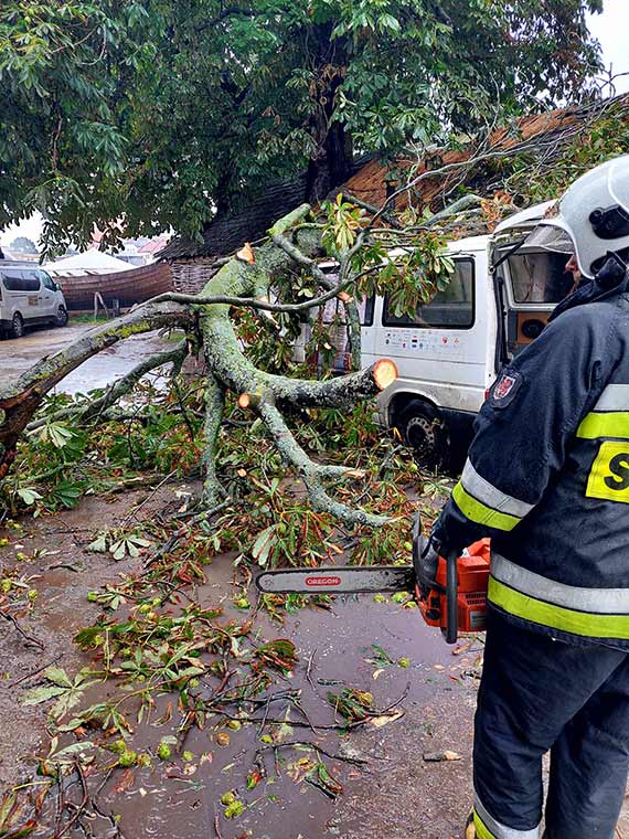 Powany wypadek na terenie skansenu podczas Festiwalu Sowian i Wikingw w Wolinie