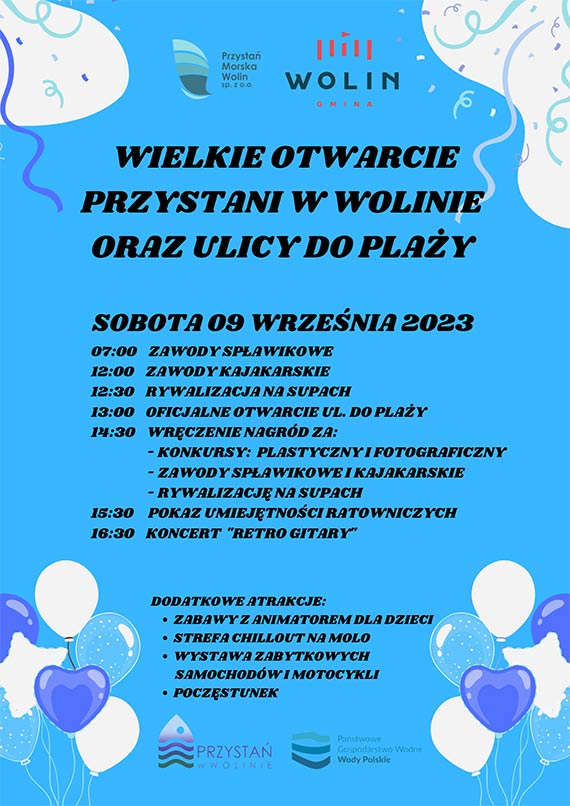 Ju za dwa tygodnie wielkie otwarcie przystani w Wolinie!