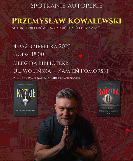 Spotkanie z pisarzem Przemysławem Kowalewskim