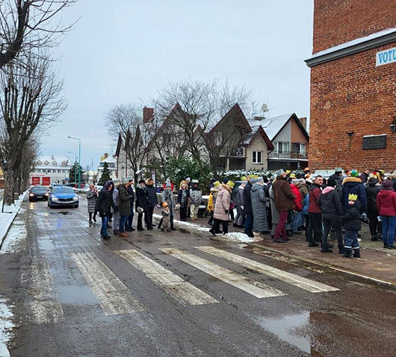 Straacy z OSP Wolin zabezpieczali orszak Trzech Krli