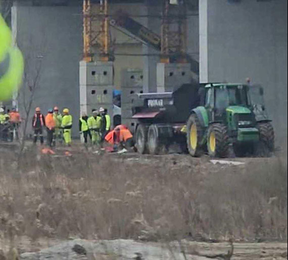 miertelny wypadek na terenie budowy drogi S3