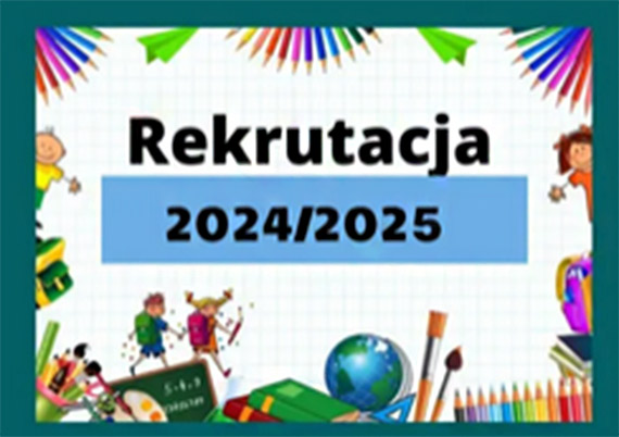 Rekrutacja na rok szkolny 2024/2025 - wychowanie przedszkolne i klas I szk podstawowych prowadzonych przez Gmin Golczewo