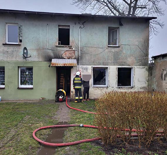 OSP Wolin w Akcji: Pożar Mieszkania Na Ulicy Słowiańskiej