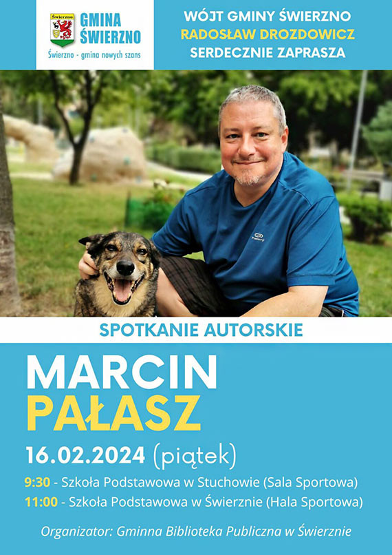 Spotkanie Autorskie z Marcinem Paaszem – Zaproszenie