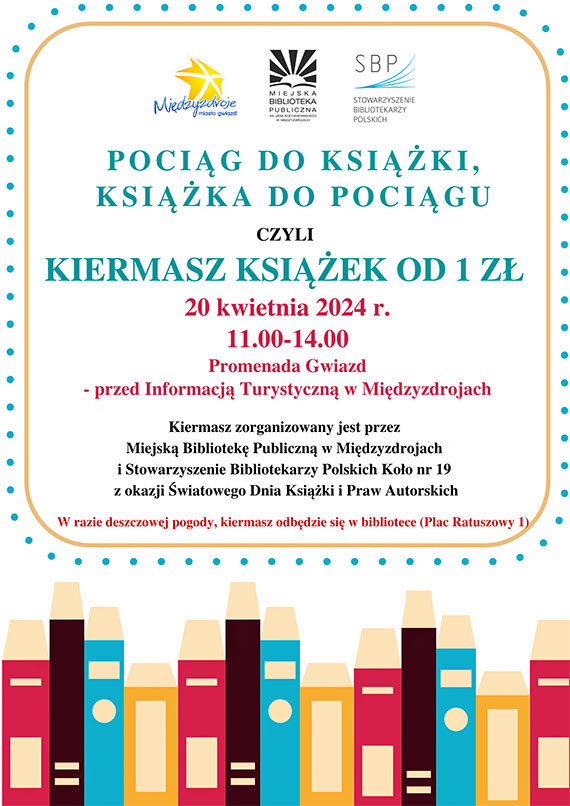 Kiermasz ksiki „Pocig do ksiki-ksika do pocigu” 20 kwietnia 2024 r.