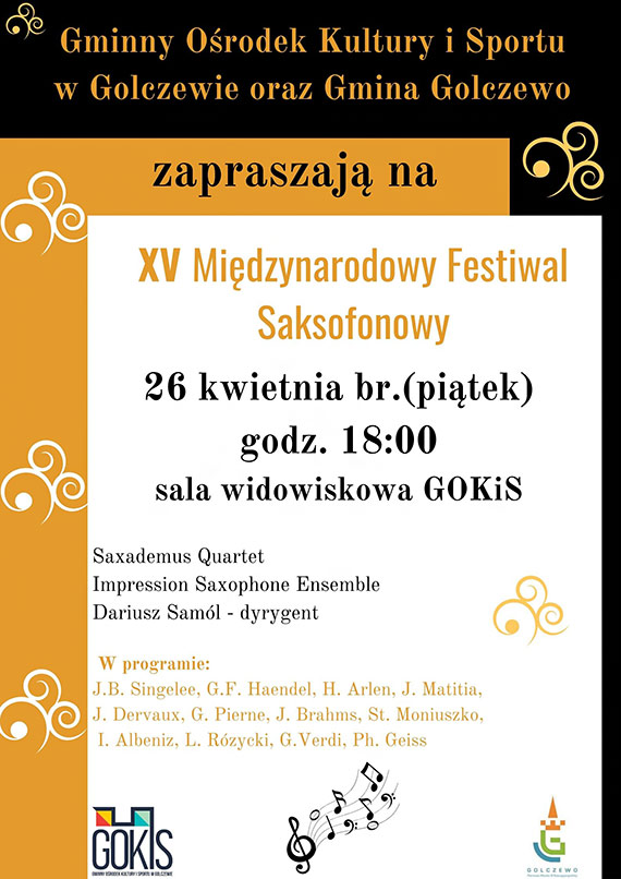 XV Midzynarodowy Festiwal Saksofonowy