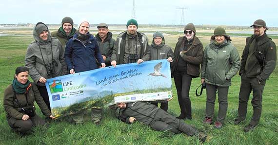 Pracownicy WPN odbyli terenow wizyt zwizan z ochron ptakw siewkowych