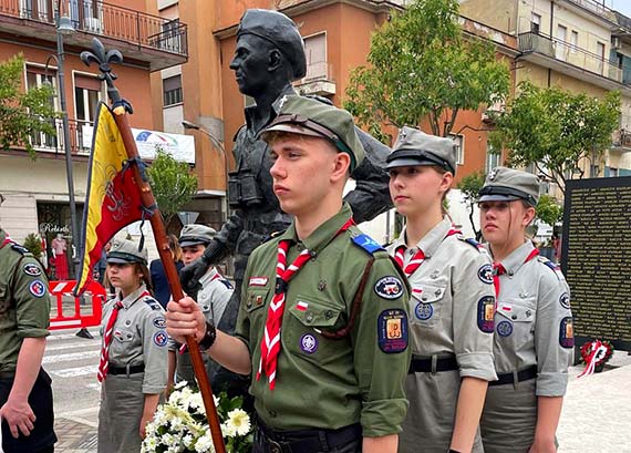 Harcerze z Dziwnowa na Monte Cassino