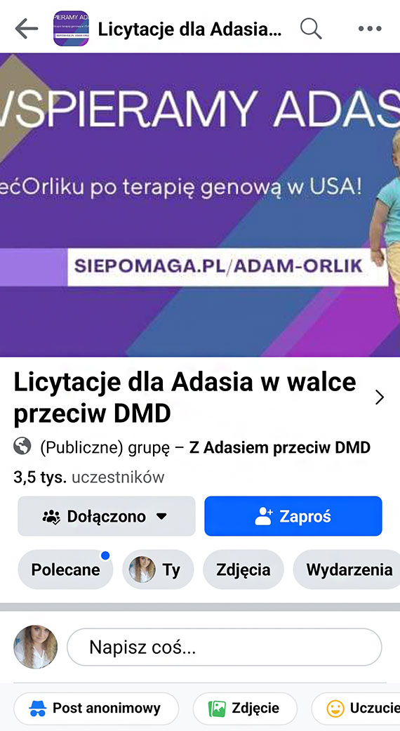 Zbirka dla Adasia