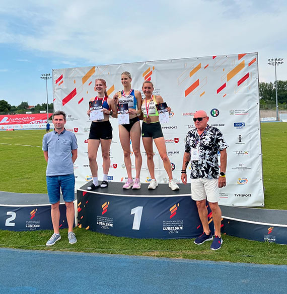 Hanna Owczaruk zdobywa medal Mistrzostw Polski U18