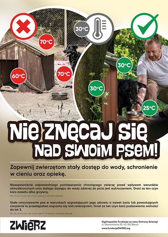 Zblia si kolejna fala upaw, uwaga na zwierzta!