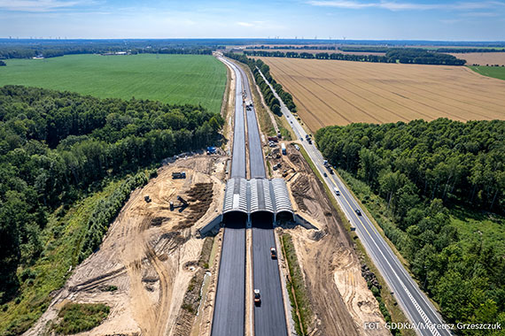 46 km placu budowy - S6 od Koszalina do Supska