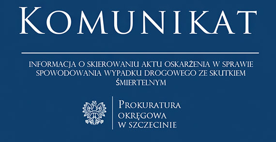 Akt oskarenia przeciwko sprawczyni wypadku drogowego ze skutkiem miertelnym – sprawa Prokuratury Rejonowej w Kamieniu Pomorskim