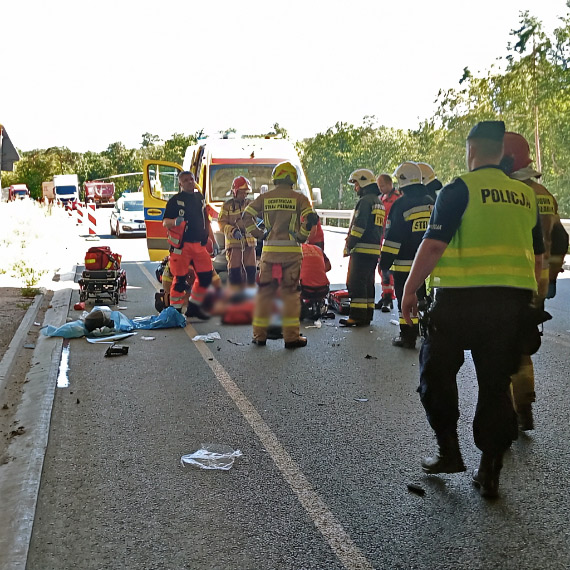 Wypadek na DK3: 50-letni motocyklista zderzy si z ciarwk przed Midzyzdrojami