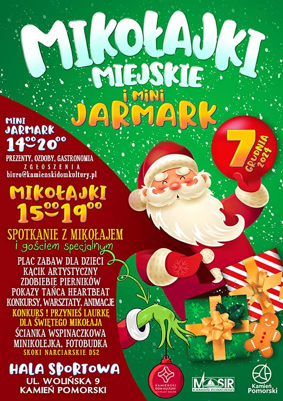 Ho, ho, ho! MIKOAJKI MIEJSKIE poczone z JARMARKIEM ju dzisiaj!