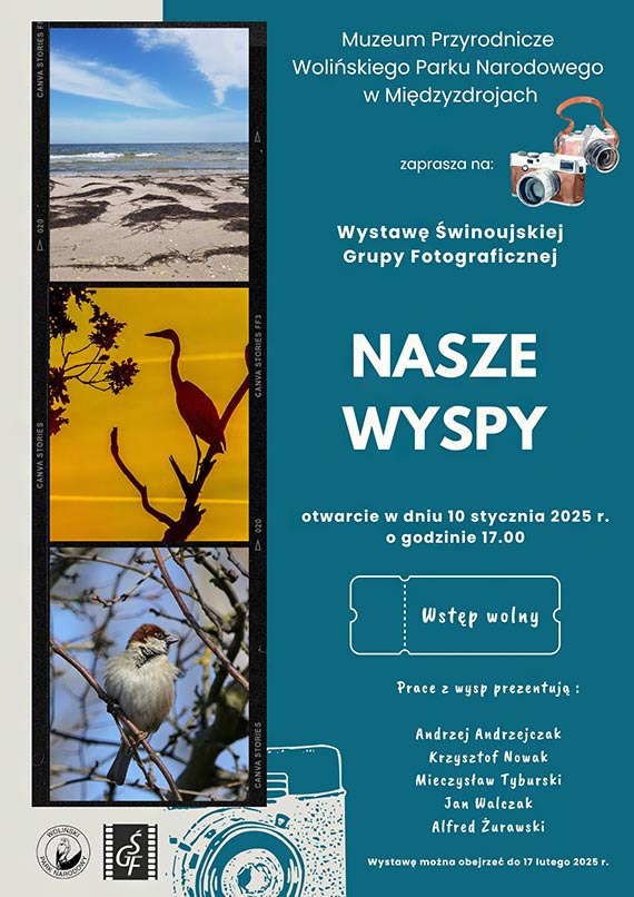 Muzeum Przyrodnicze Woliskiego Parku Narodowego w Midzyzdrojach zaprasza na wystaw „NASZE WYSPY”